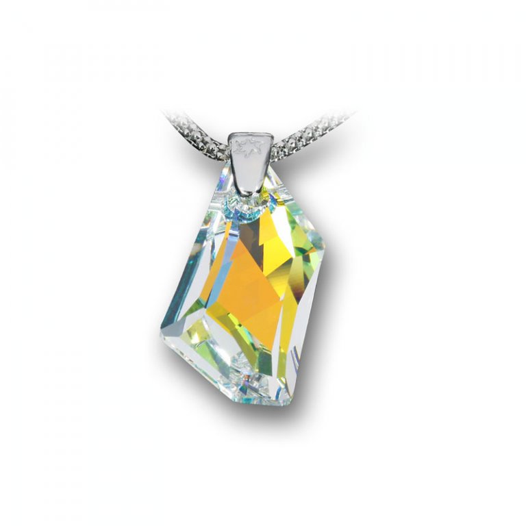 Swarovski stříbrný náhrdelník De-art crystal 1/2