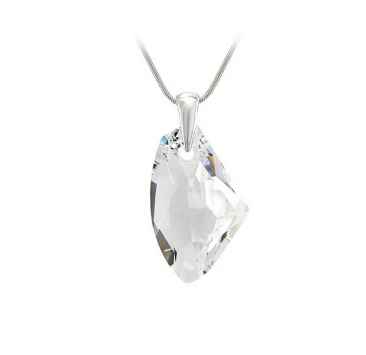 Stříbrný náhrdelník SWAROVSKI - Galactic crystal 1/2